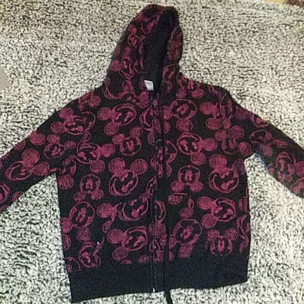 Black And Pink Mickey Mouse Jacket